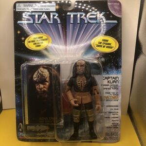 Sealed 1997 Klingon Captain Kurn- Star Trek Deep Space Nine DS9 Playmates 16020